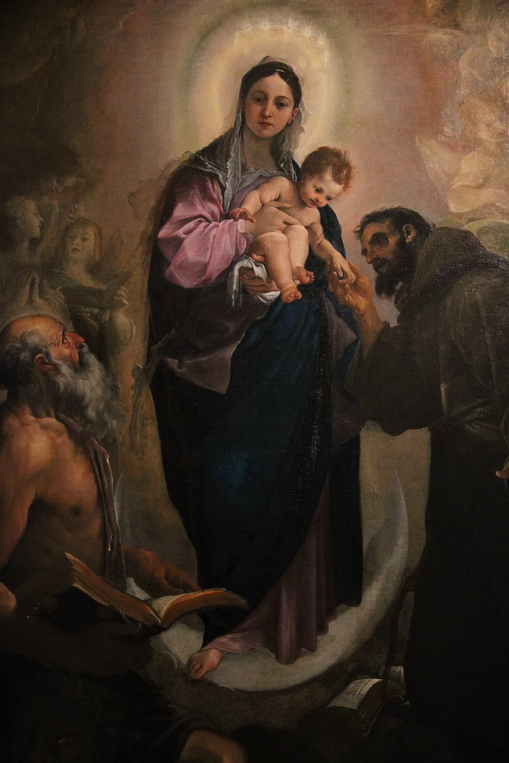Madonna col Bambino fra i santi Girolamo e Francesco o Madonna degli Scalzi - Pinacoteca Nazionale di Bologna